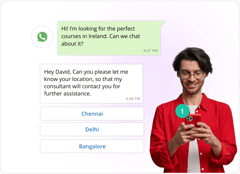 Interactive AI messaging designed to elevate customer engagement and drive meaningful interactions.