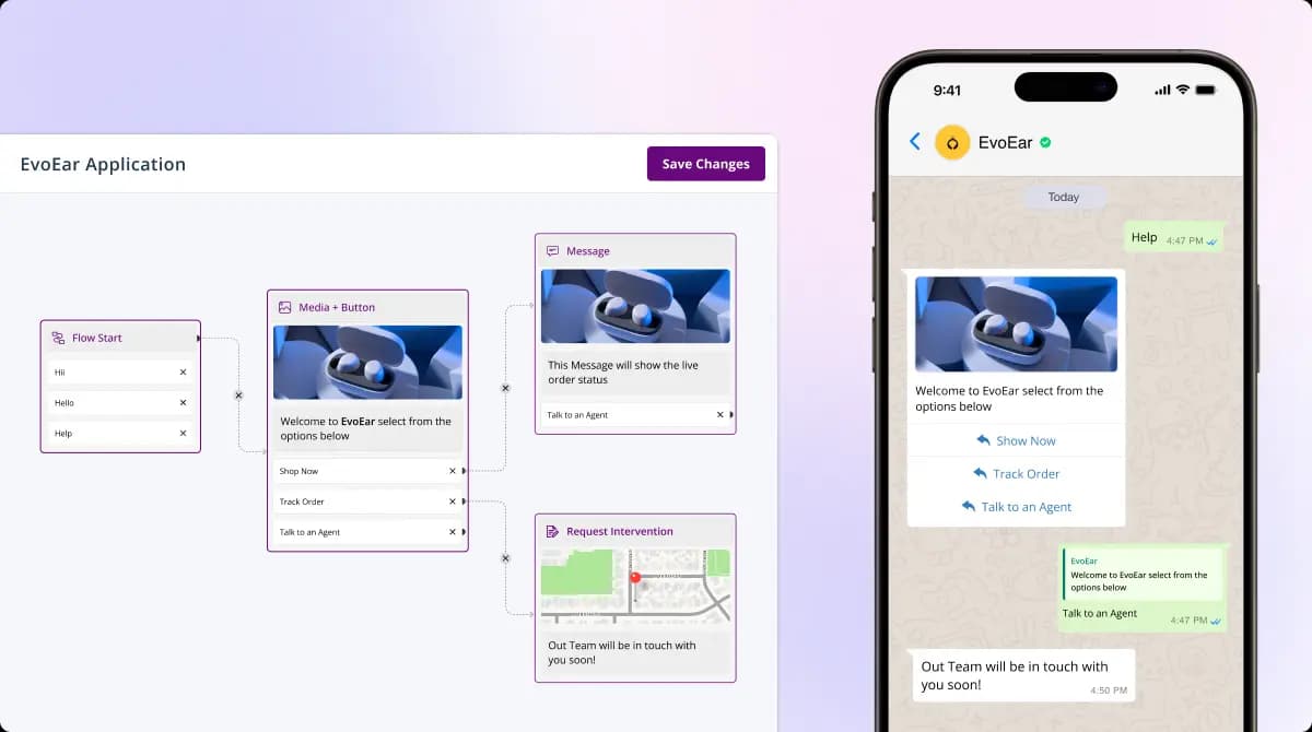 Build Seamless WhatsApp Chatbot Flows in Minutes