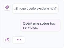 Multilingual AI chatbot providing personalized customer support in multiple languages.